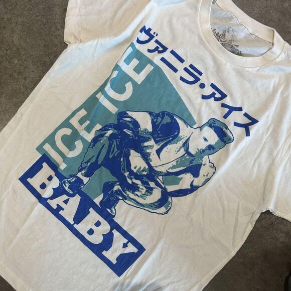 Vintage White and Blue Graphic Tee - Picture 3 of 3